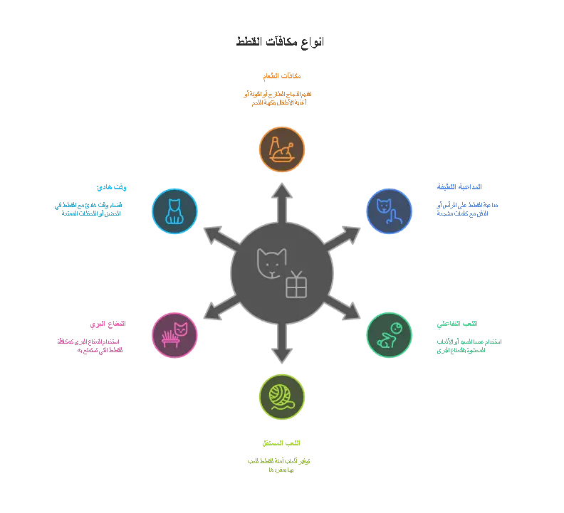 انواع مكافآت القطط