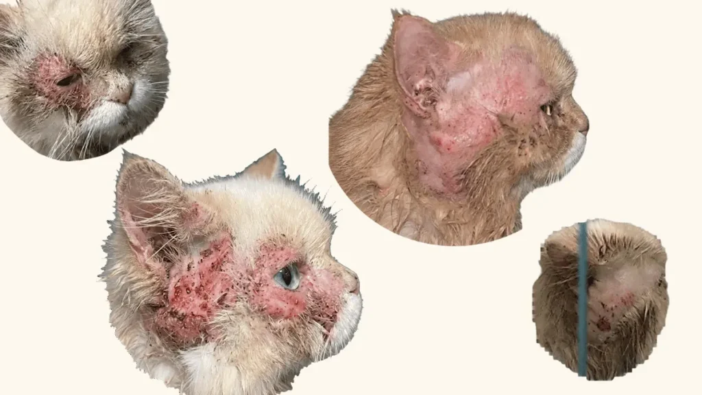 اصابة القطط بفطر الملاسيزيا