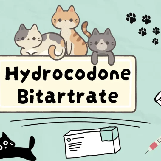 هيدروكودون بترترات للقطط