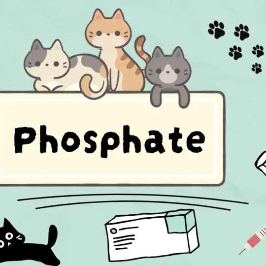 الفوسفات للقطط