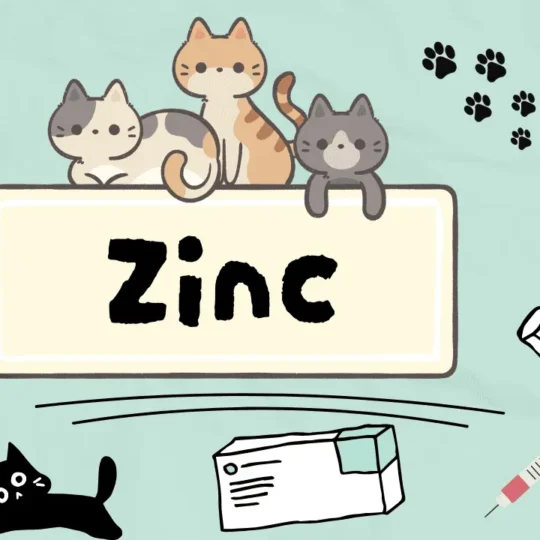 الزنك للقطط