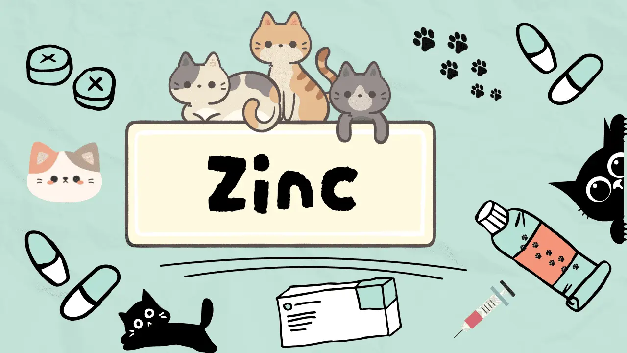 الزنك للقطط